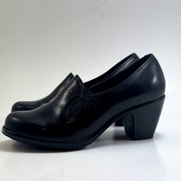 DANSKO WOMEN'S BLACK LEATHER CLOGS COMFORT SHOES SIZE 36 (US 5.5/6) - Picture 6 of 16